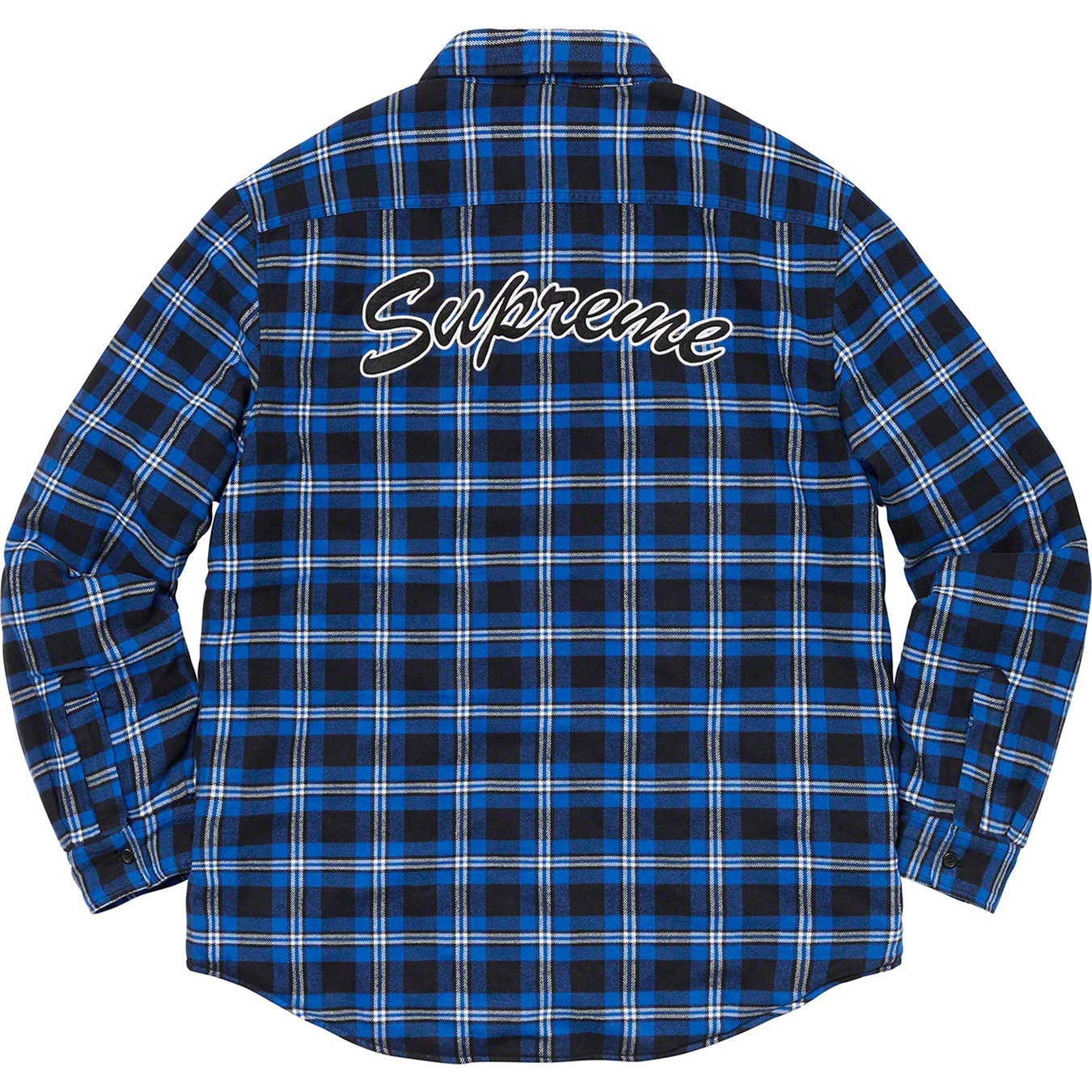 Arc Logo Quilted Flannel Shirt view 8